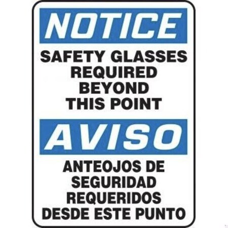 Accuform OSHA NOTICE SAFETY SIGN SAFETY SBMPPA818XL SBMPPA818XL